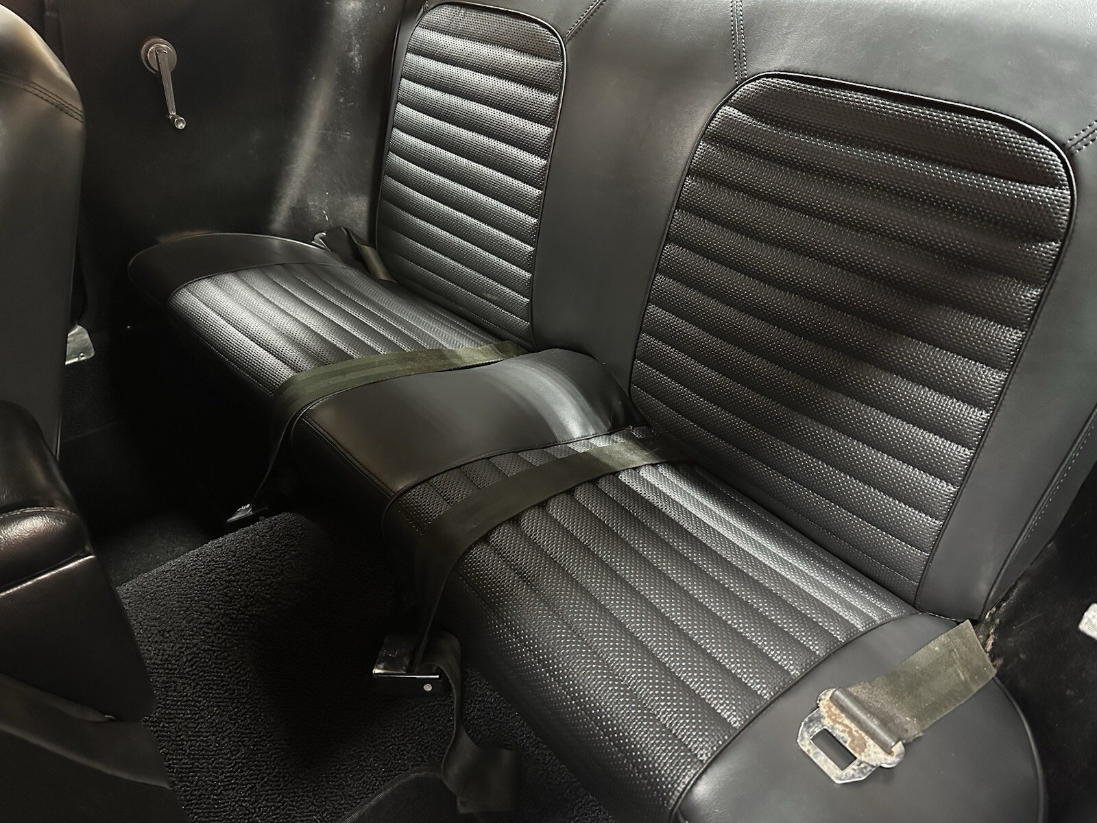 Red 1966 Ford Mustang Coupe with Black interior