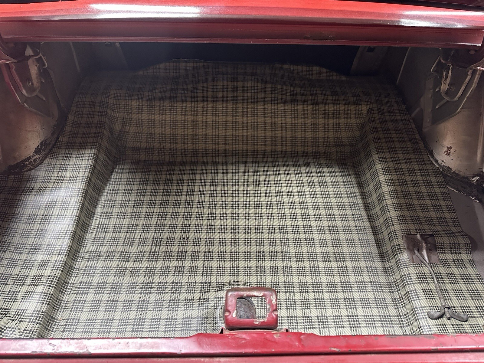 Red 1966 Ford Mustang Coupe with Black interior