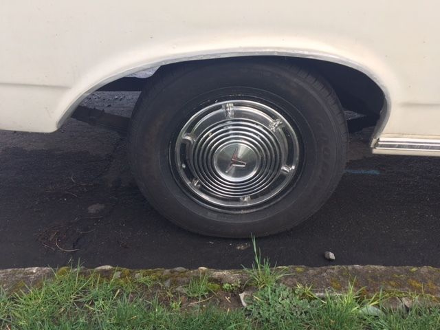 White 1966 Ford Ranchero U/K with Black interior