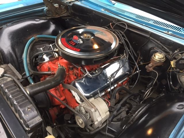 Marina Blue 1966 Chevrolet Impala Coupe with Ivory interior