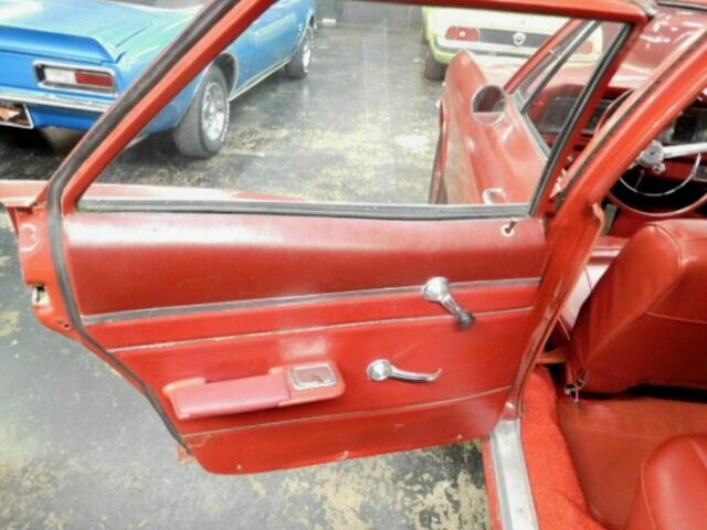 Red 1966 Chevrolet Impala Wagon with Red interior
