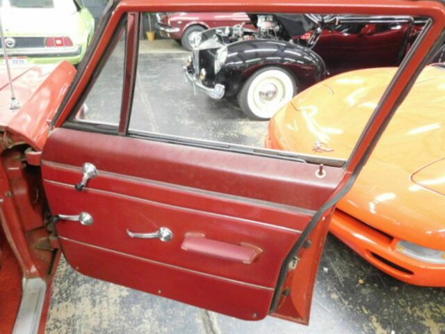 Red 1966 Chevrolet Impala Wagon with Red interior