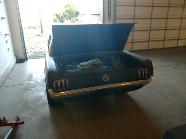 Black 1966 Ford Mustang Coupe