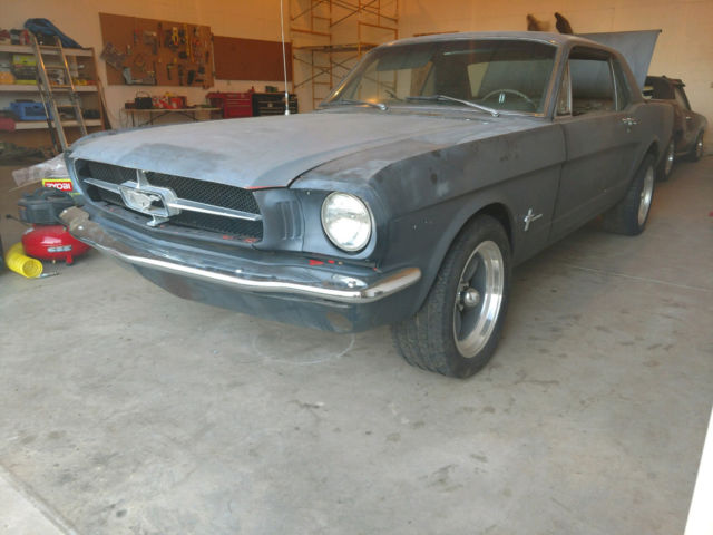 Black 1966 Ford Mustang Coupe