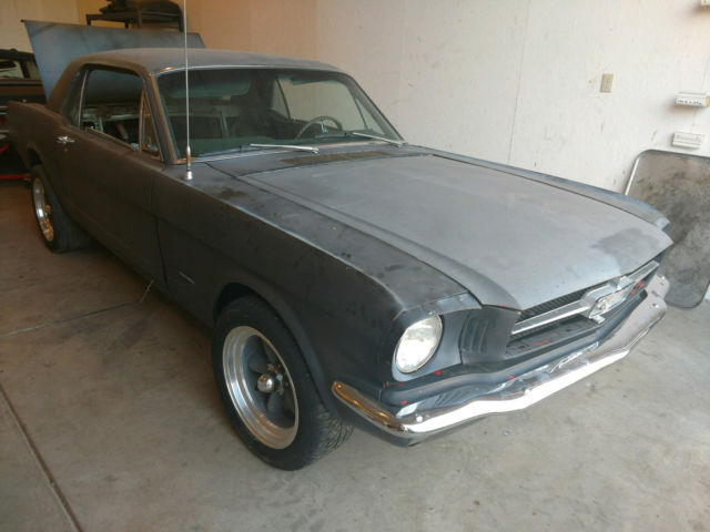 Black 1966 Ford Mustang Coupe