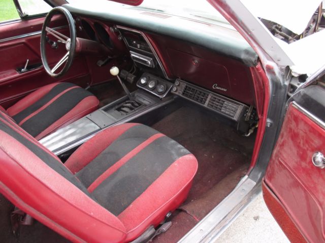 Red 1967 Chevrolet Camaro Coupe with Red interior