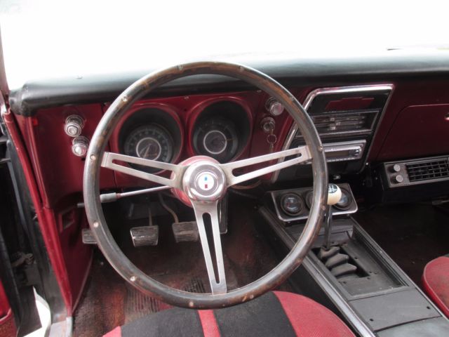 Red 1967 Chevrolet Camaro Coupe with Red interior