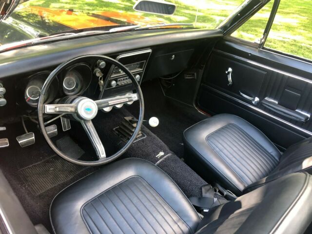 Orange 1967 Chevrolet Camaro Convertible