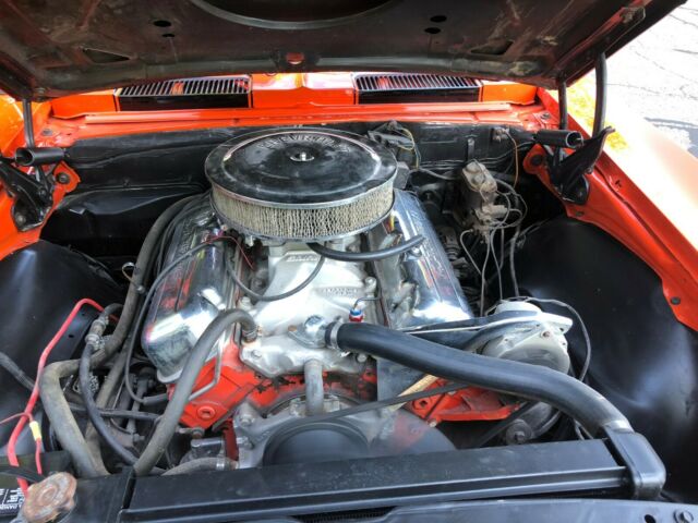 Orange 1967 Chevrolet Camaro Convertible