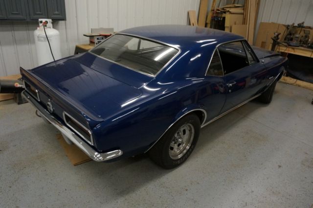 Blue 1967 Chevrolet Camaro Coupe with Black interior