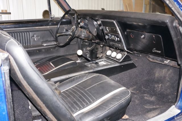 Blue 1967 Chevrolet Camaro Coupe with Black interior