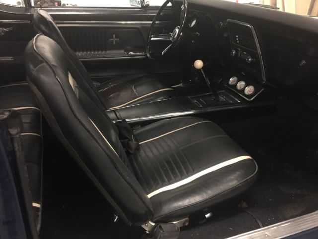 Blue 1967 Chevrolet Camaro Coupe with Black interior