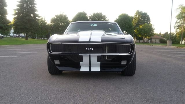 Black 1967 Chevrolet Camaro Convertible with Black interior