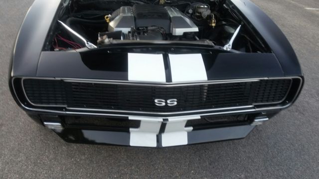 Black 1967 Chevrolet Camaro Convertible with Black interior