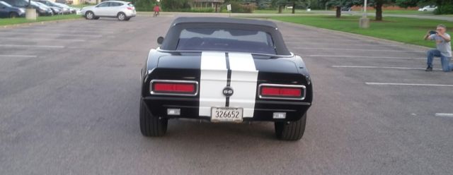 Black 1967 Chevrolet Camaro Convertible with Black interior