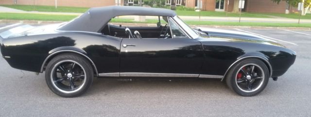Black 1967 Chevrolet Camaro Convertible with Black interior