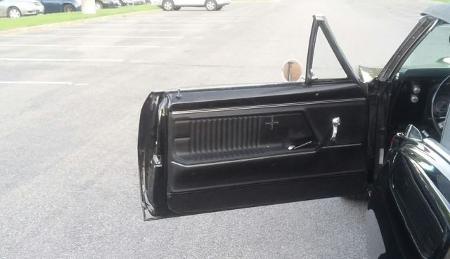 Black 1967 Chevrolet Camaro Convertible with Black interior