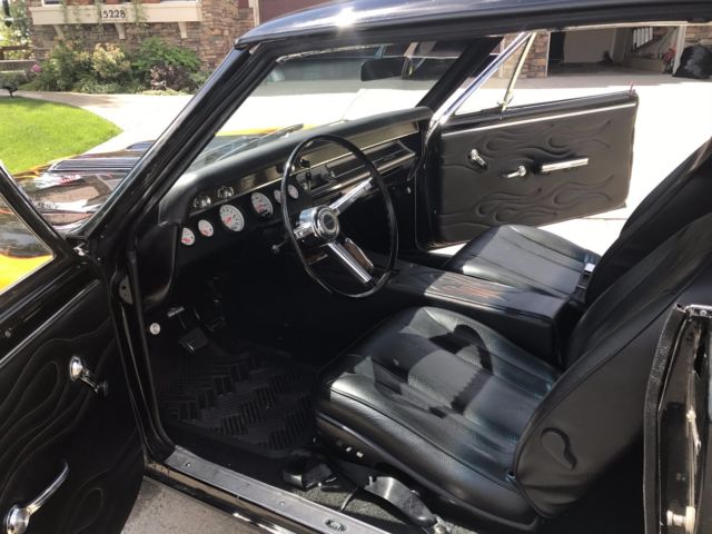 Black 1967 Chevrolet Chevelle Coupe with Black interior