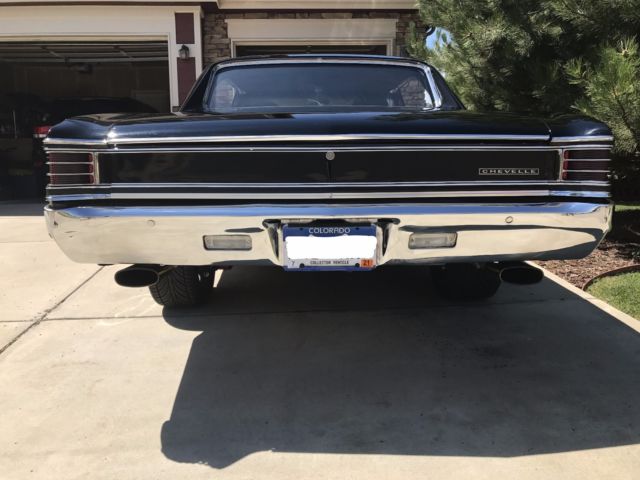 Black 1967 Chevrolet Chevelle Coupe with Black interior