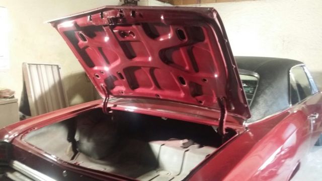 maroon 1967 Chevrolet Chevelle Coupe with Black interior