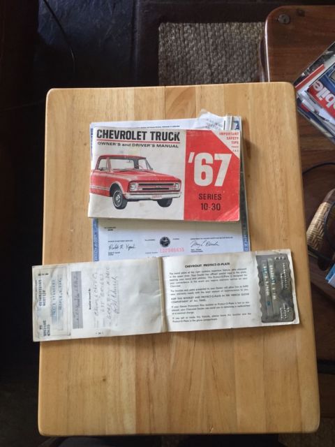 Green 1967 Chevrolet C-10 with Green interior