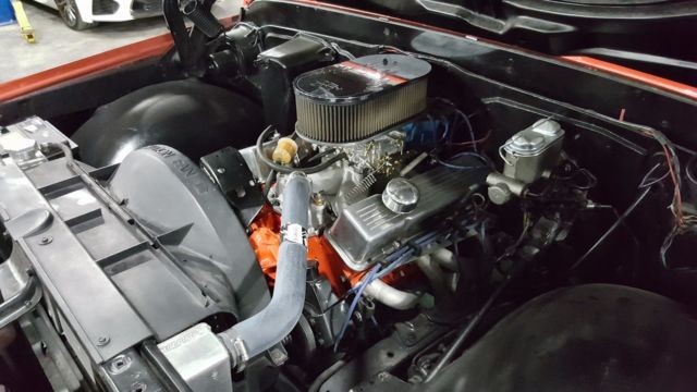 Red 1967 Chevrolet C-10 with Black interior