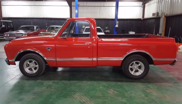 Red 1967 Chevrolet C-10 with Black interior