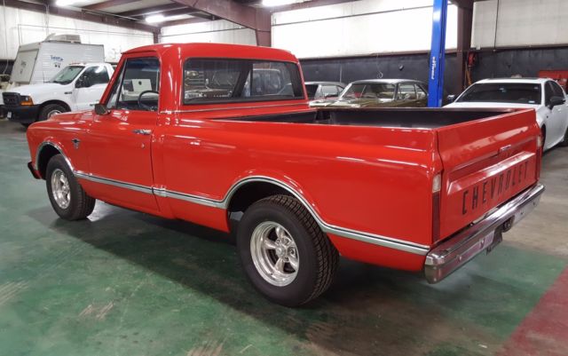 Red 1967 Chevrolet C-10 with Black interior