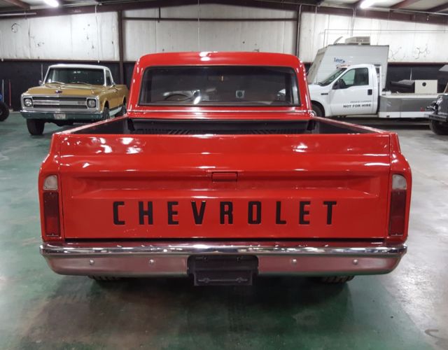 Red 1967 Chevrolet C-10 with Black interior