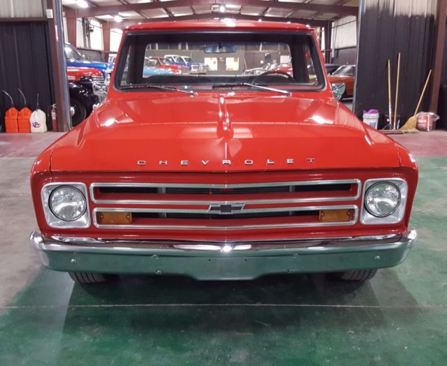 Red 1967 Chevrolet C-10 with Black interior