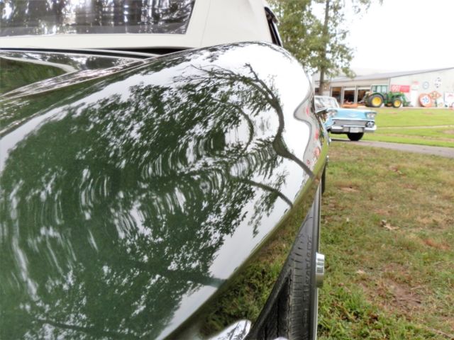 Green 1967 Chevrolet Corvette Convertible with Black interior