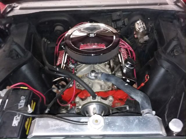 Maroon 1967 Chevrolet Nova Sedan with Black interior