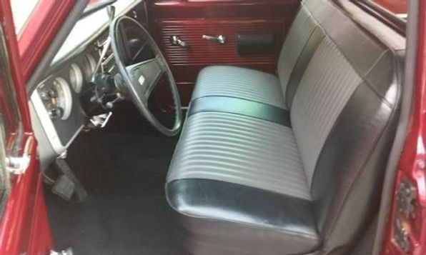 Red 1967 Chevrolet C-10 Pickup Truck with Black interior