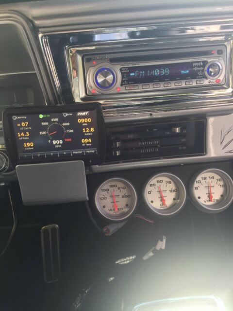 Silver 1967 Chevrolet Nova with Black interior