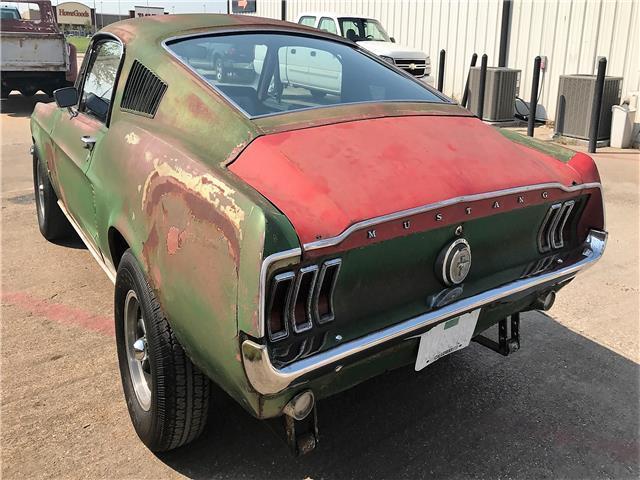 Gold 1967 Ford Mustang Fastback with Gold interior