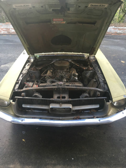 Lime Gold Paint, Ford #2041-A 1967 Ford Mustang Coupe with White interior