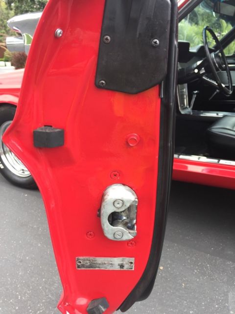 Red 1967 Ford Mustang Coupe with Black interior