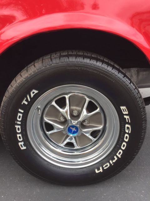 Red 1967 Ford Mustang Coupe with Black interior