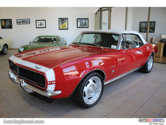 Red 1967 Chevrolet Camaro with Black interior