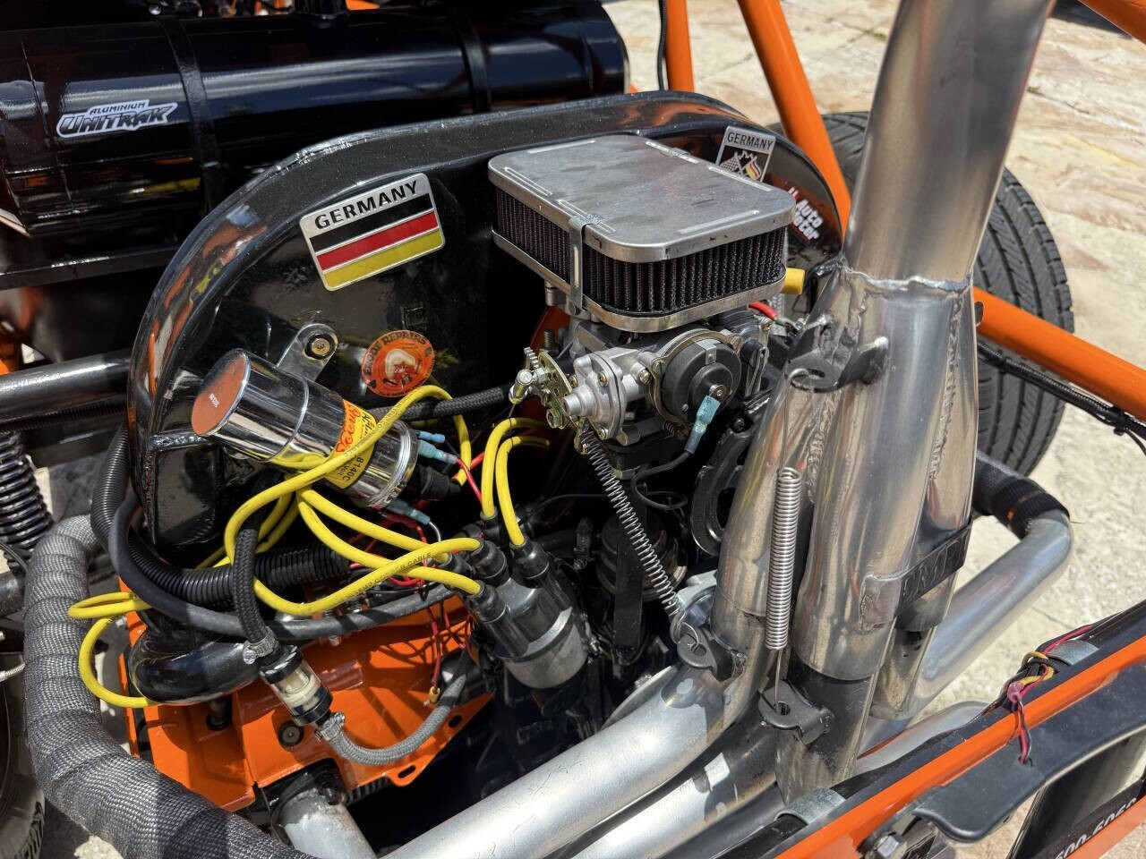 Orange 1967 Volkswagen Sand Rail Kit Car with Black interior