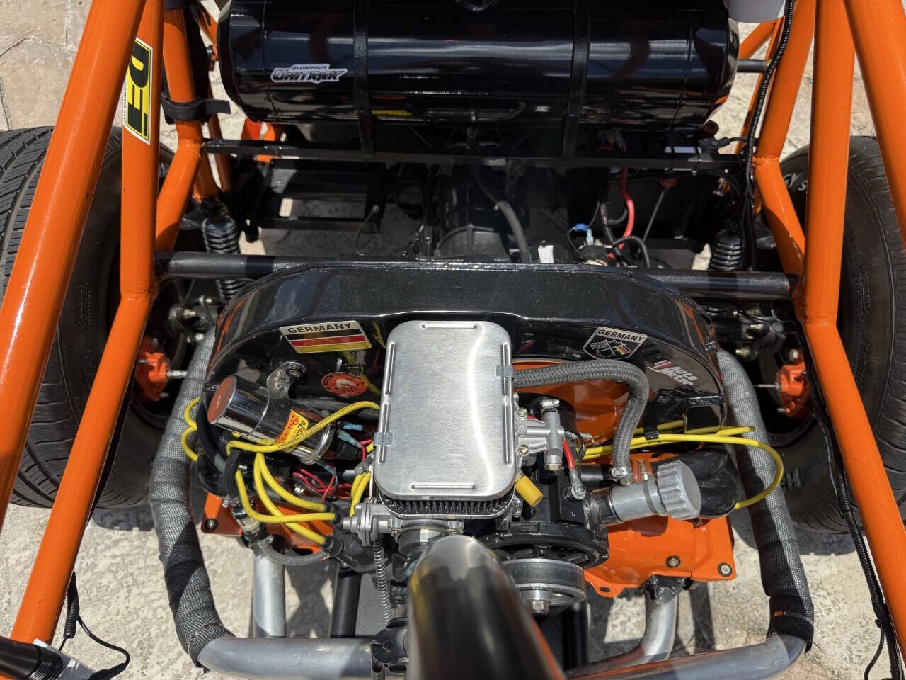 Orange 1967 Volkswagen Sand Rail Kit Car with Black interior