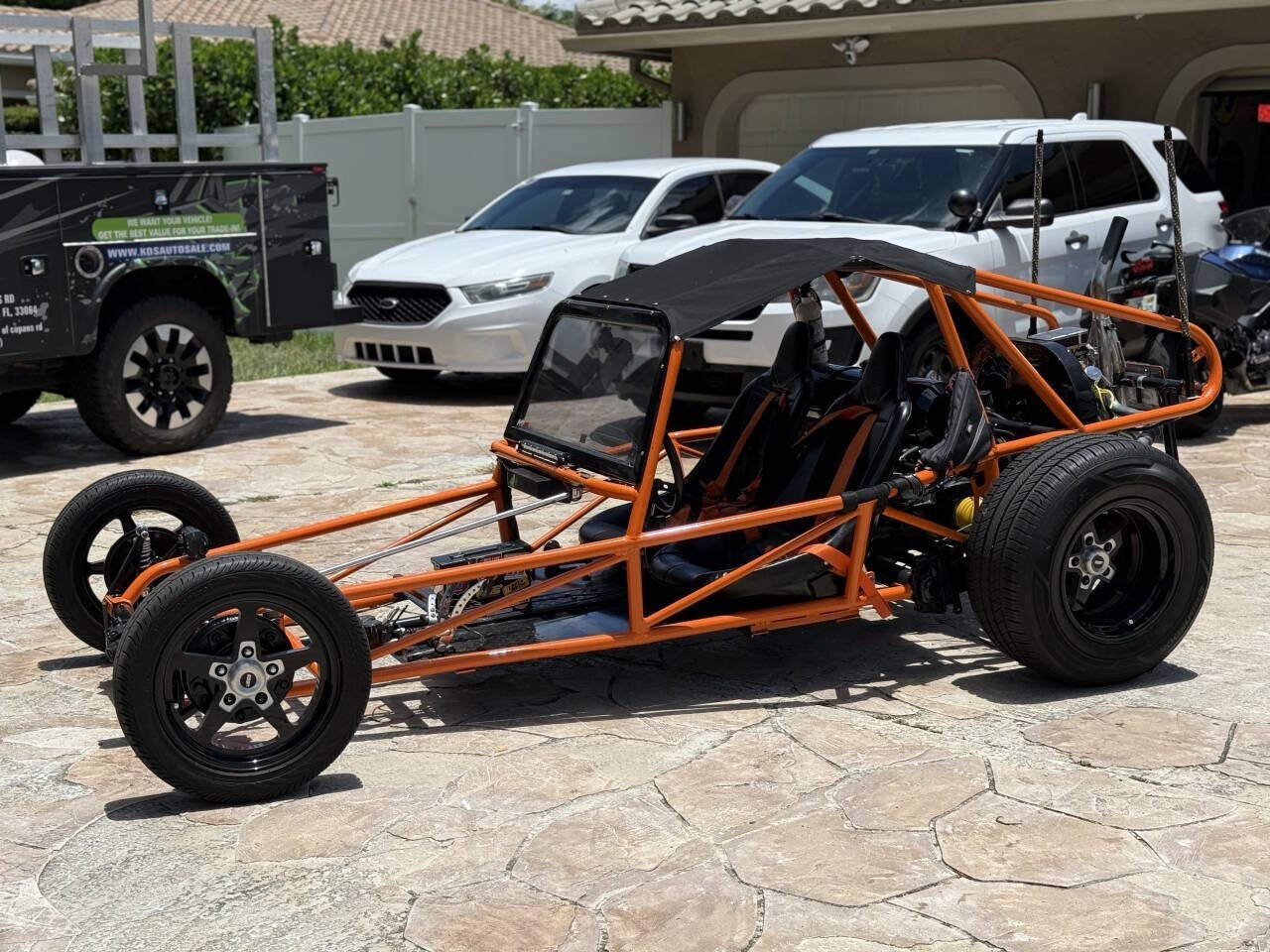 Orange 1967 Volkswagen Sand Rail Kit Car with Black interior