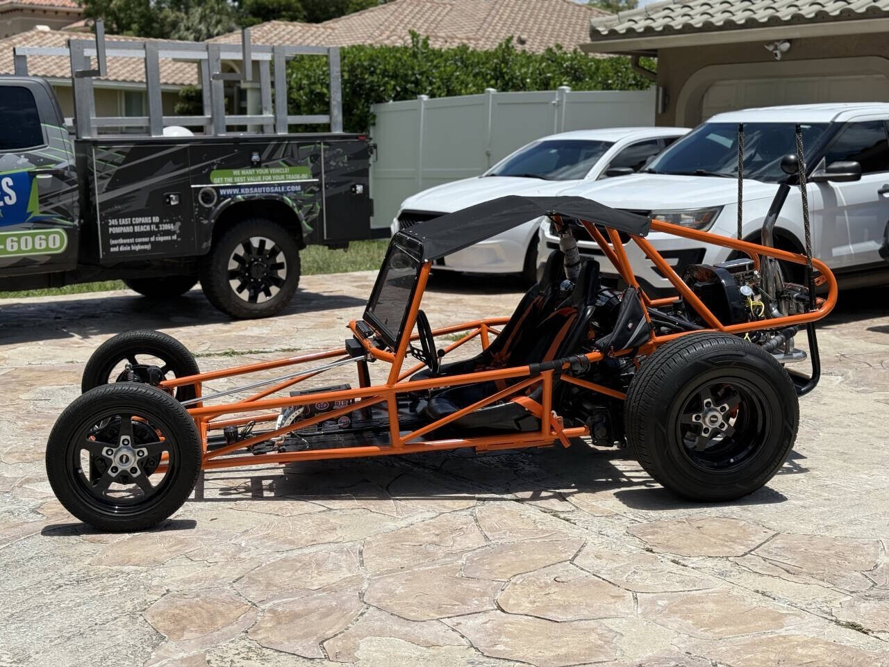Orange 1967 Volkswagen Sand Rail Kit Car with Black interior