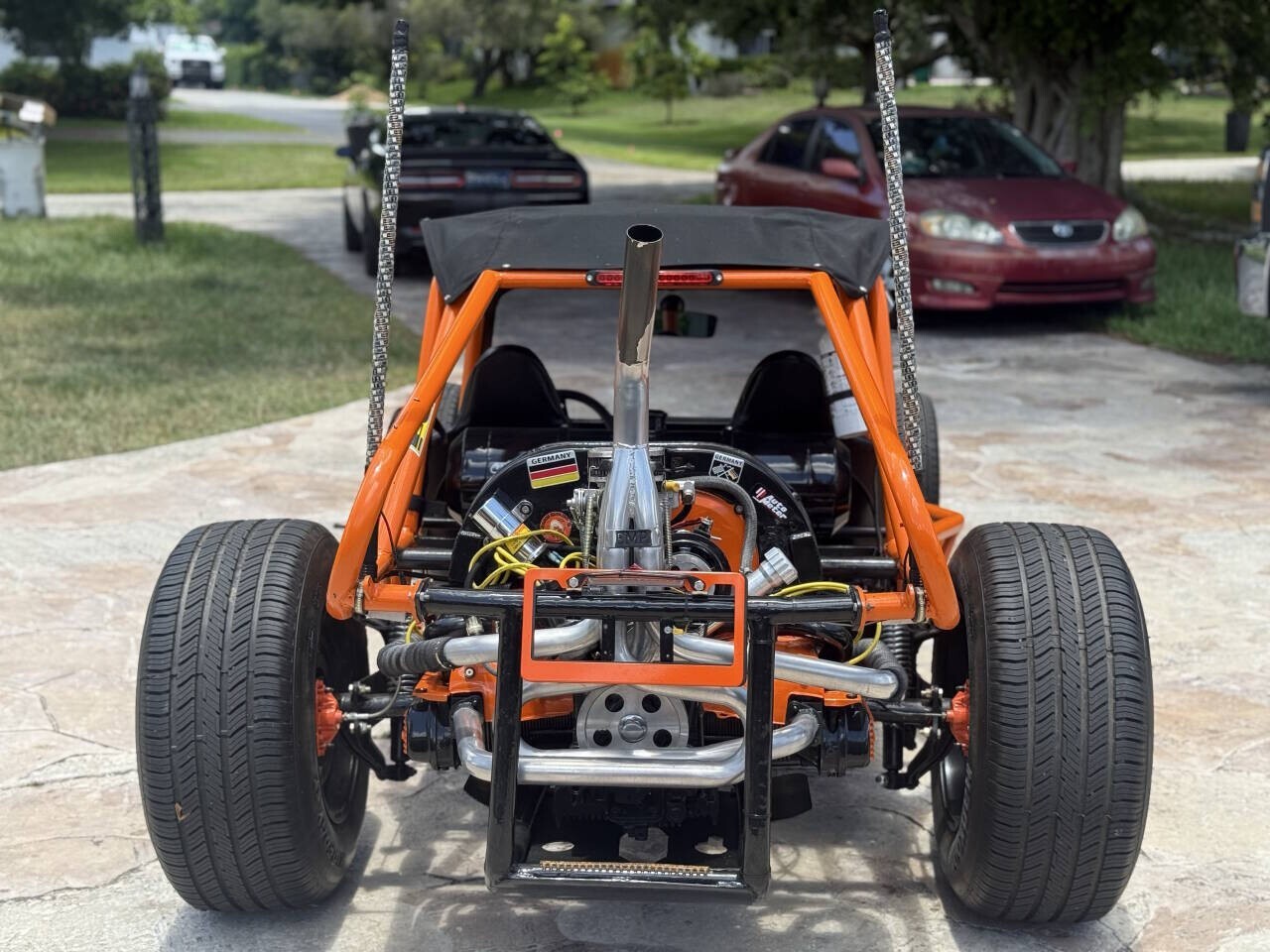 Orange 1967 Volkswagen Sand Rail Kit Car with Black interior