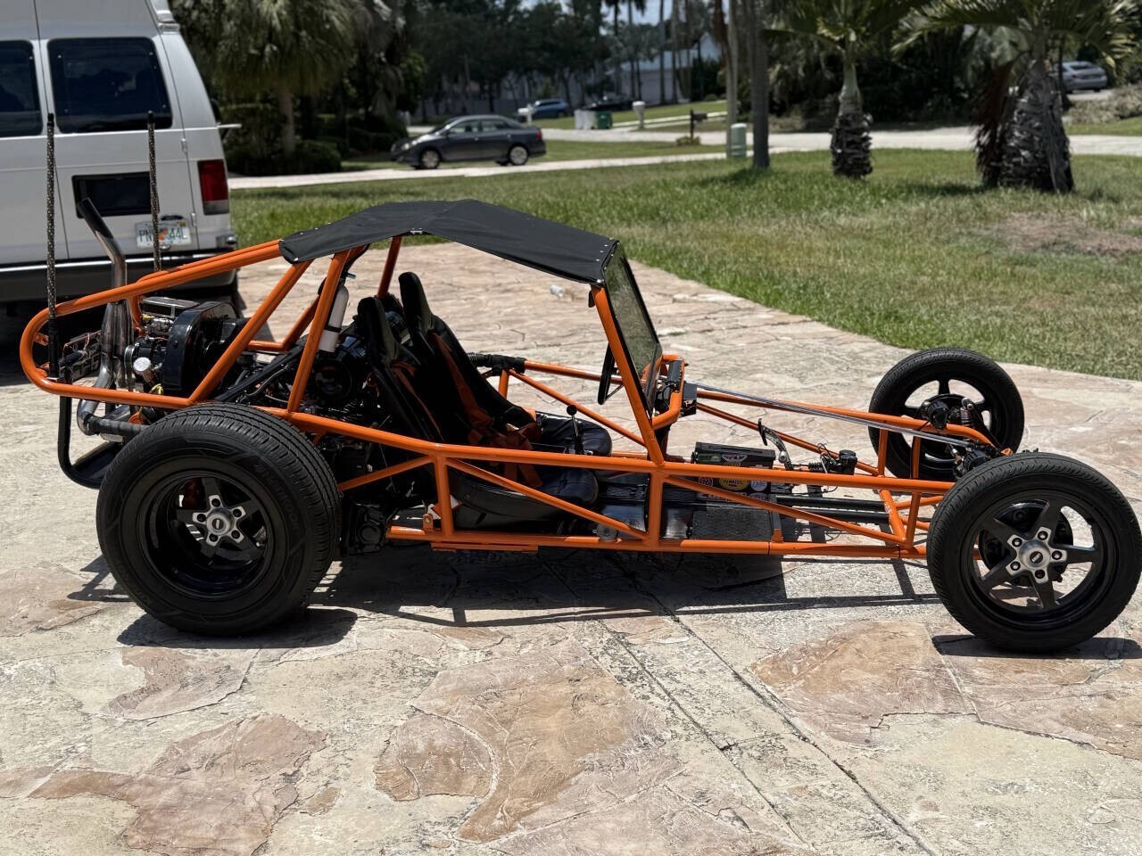 Orange 1967 Volkswagen Sand Rail Kit Car with Black interior