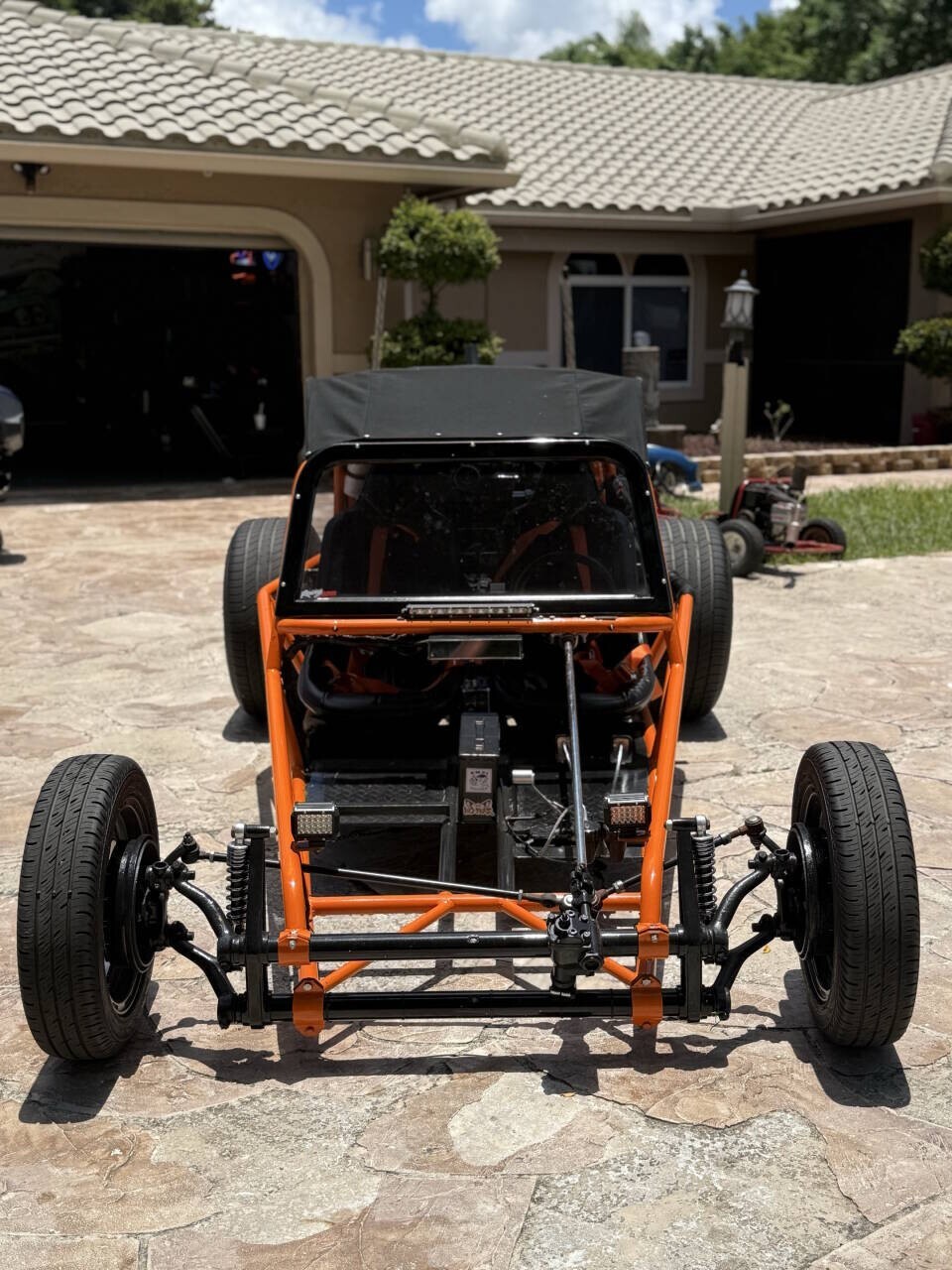Orange 1967 Volkswagen Sand Rail Kit Car with Black interior