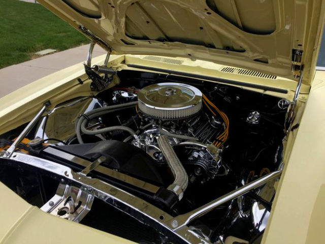 Yellow 1968 Chevrolet Camaro Coupe with Black interior