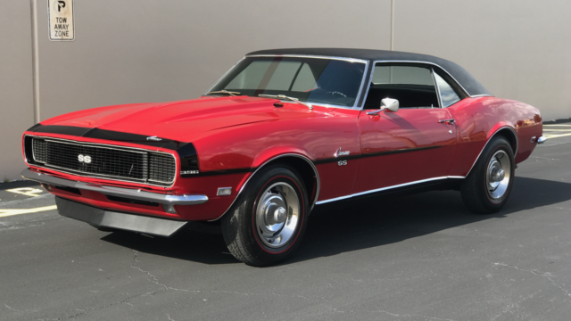 Red 1968 Chevrolet Camaro Coupe with Black interior