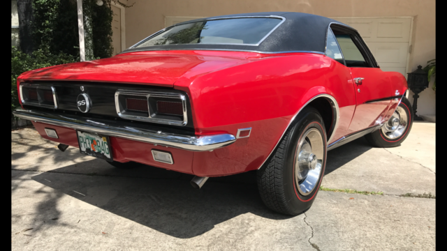 Red 1968 Chevrolet Camaro Coupe with Black interior
