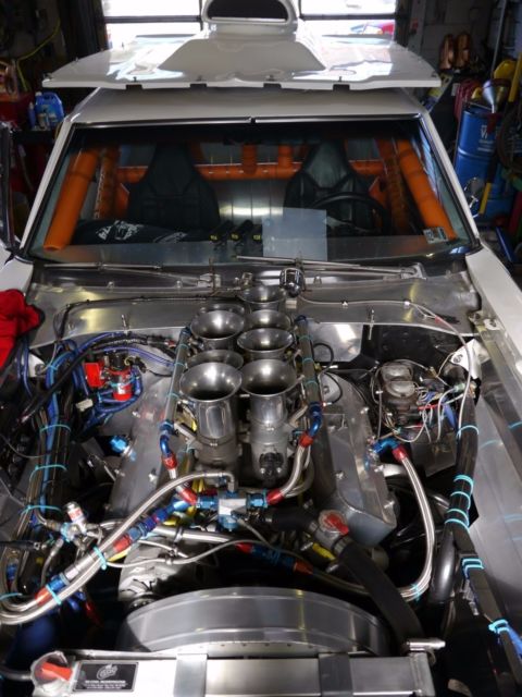 White 1968 Chevrolet Chevelle Coupe with Black interior
